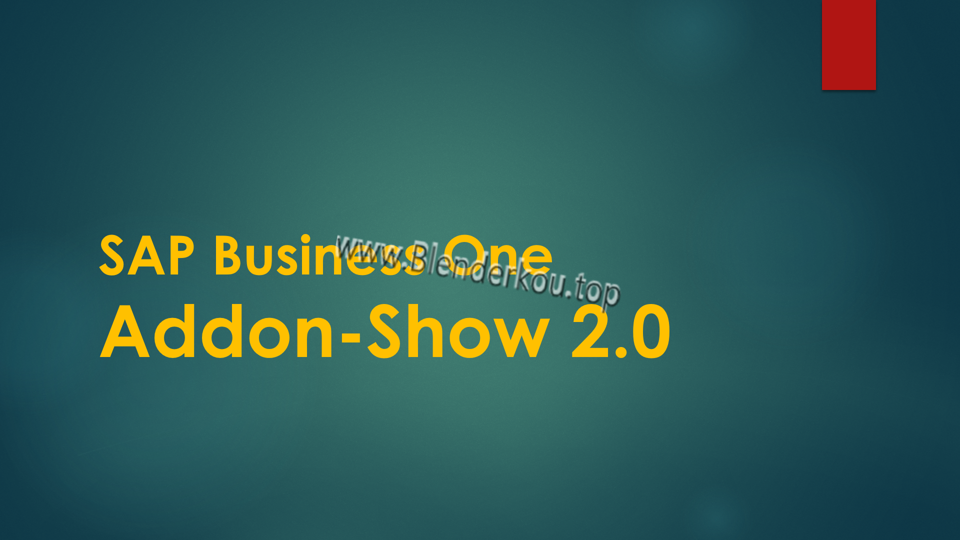 Addon Show 2.0 SAP Business One 报表增强插件